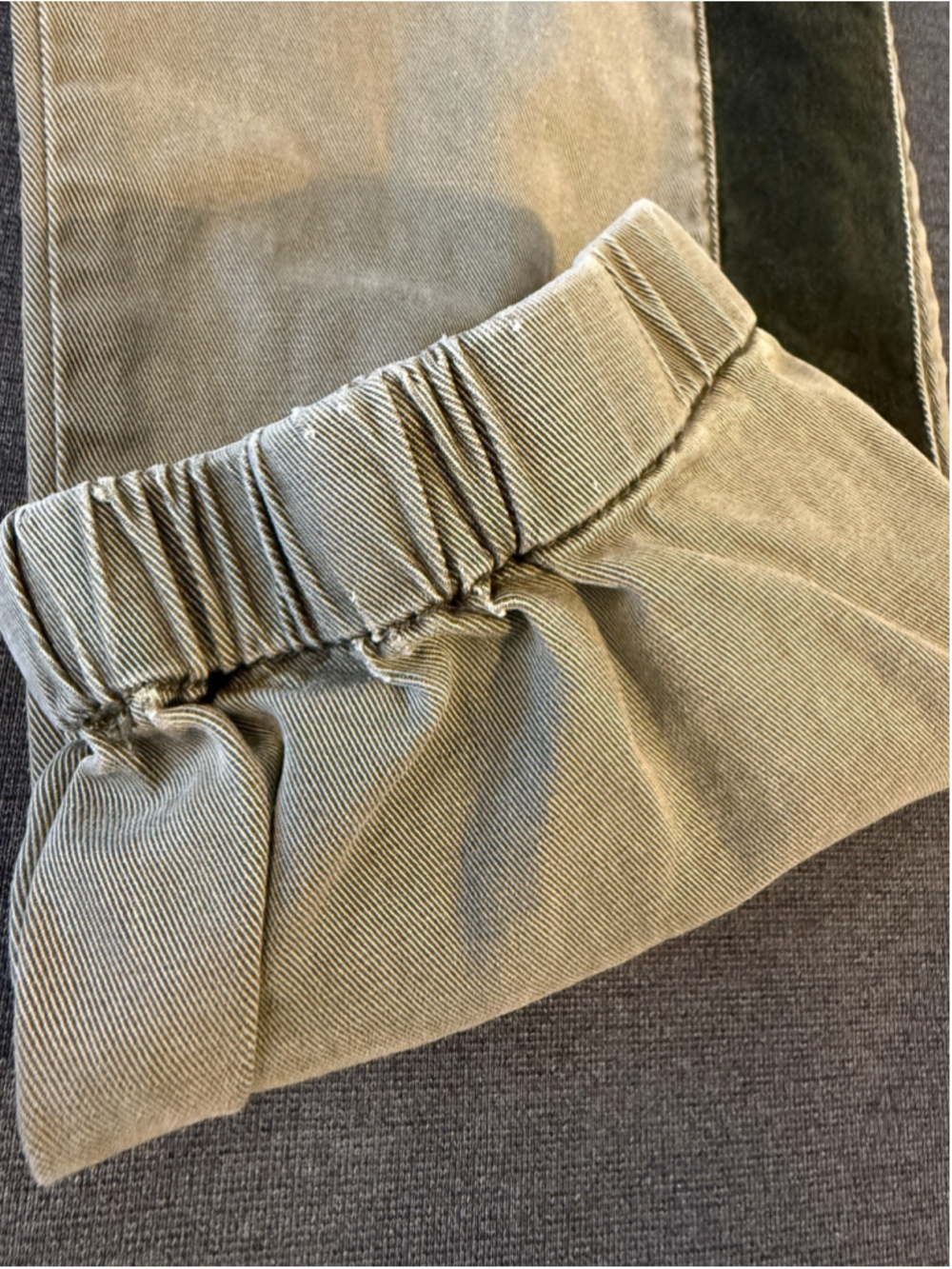 Dear John Olive Green Contrast Side Stripe Jogger Pants Utility Cargo Size 28 - Picture 7 of 14